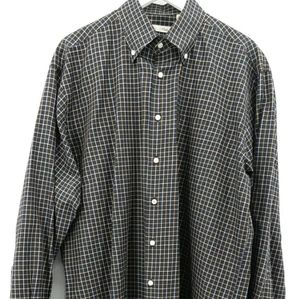 Peter Millar Button up Plaid Long Sleeve Shirt L